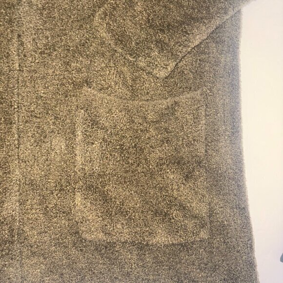 Barefoot Dreams CozyChic Lite Long Weekend Cardi Sweater Open Olive Size Small - Picture 5 of 9